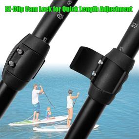 img 2 attached to 🏻 Seamax SUP Paddle - Floatable and Portable, Adjustable Length 68” to 82” - Ideal for Adults and Kids - All-Purpose Stand Up Paddle Board (SUP)