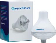 high output shower filter with advanced carbon free technology | 100% kdf-55 material (8 oz.) | chlorine & other contaminant removal by qwenchpure logo