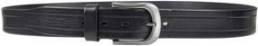 img 2 attached to Gelante Mens Leather Belt 38003 Black L