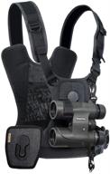 cotton carrier harness binoculars charcoal logo