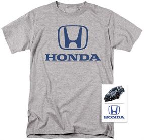 img 3 attached to 🚗 Honda Auto Logo T-Shirt & Stickers Set by Popfunk, a Classic Collection