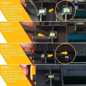 img 3 attached to 🖨️ V4INK Compatible 58A Toner Cartridge NO-CHIP Replacement 2PK for HP 58A 58X CF258A Toner - Perfect for HP Pro M404dn M404dw M404n MFP M428fdw M428fdn M428dw M430F M406DN M304 M404 M428 Printer (OEM CHIP Required)