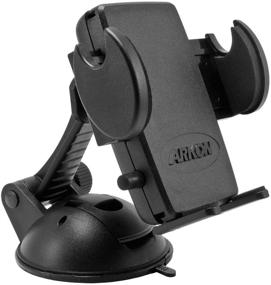 img 4 attached to 📱 Arkon Windshield/Dash Car Phone Holder Mount for iPhone 12/11/XS/XR/X & Galaxy Note 20/10/9 - Retail Black