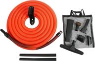 🏠 cen-tec systems 93741 black central vacuum garage attachment kit - includes 50 ft. hose for optimal reach логотип