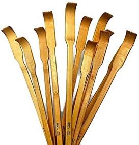 img 4 attached to 🖐️ Playscene 16-Inch Pack of 10 Wooden Back Scratchers