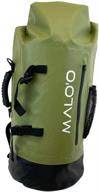 waterproof heavy duty backpack dry bags for kayaking, camping, beach, fishing, hiking - 45l | dry pack travel gear - malo'o логотип