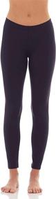 img 4 attached to ❄️ Bodtek Women's Thermal Pants: Premium Long Johns with Fleece Lining, Ideal Base Layer Bottoms