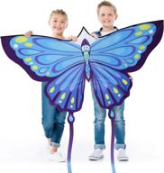 🦋 clispeed butterfly kite for kids – fun and easy-to-fly large kites for beach park summer outdoor games (butterfly design) логотип