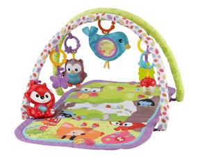img 4 attached to 🌳 Fisher-Price Woodland 3-in-1 Musical Activity Gym