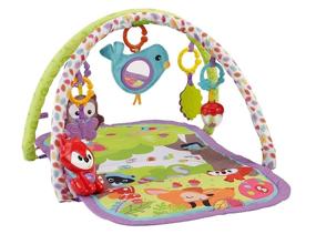 img 1 attached to 🌳 Fisher-Price Woodland 3-in-1 Musical Activity Gym