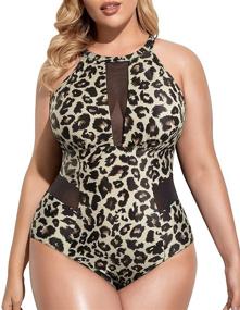 img 4 attached to 👙 V Neckline Ruched Monokini: Women's Swimwear, Swimsuits, Clothing