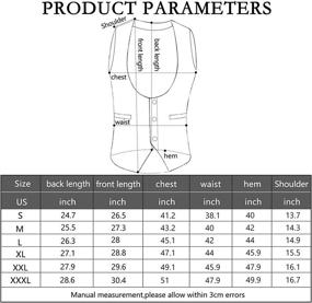 img 2 attached to 👔 Men's Paisley Tie Waistcoat Set with Necktie, Cufflinks, and Pocket Square - Stylish Accessories for Ties and Cummerbunds