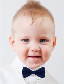 img 2 attached to 🎀 Toddlers' Adjustable Metallic Bowtie - Stylish Accessory for Boys, Ideal for Formal Events and Special Occasions