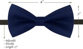 img 3 attached to 🎀 Toddlers' Adjustable Metallic Bowtie - Stylish Accessory for Boys, Ideal for Formal Events and Special Occasions