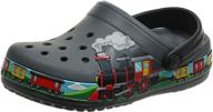crocs unisex child shoes: perfect little boys' footwear for comfort and style! logo