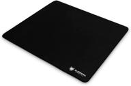 🖱️ large subzero gaming tyka soft mouse pad with stitched edges, 18x16 inches, black логотип