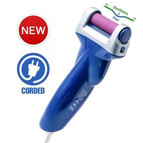 img 2 attached to 💪 Emjoi Micro-Pedi 3D POWER Callus Remover with Xtreme Coarse Soft &amp; Flexible Roller - Most Powerful &amp; Corded