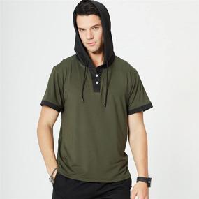 img 1 attached to Fashion Athletic Hoodies Pullover T Shirts