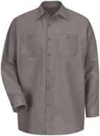 👕 red kap industrial regular sleeve men's shirts: optimal workwear for efficiency logo