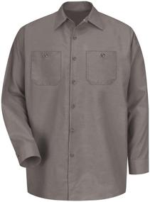 img 1 attached to 👕 Red Kap Industrial Regular Sleeve Men's Shirts: Optimal Workwear for Efficiency