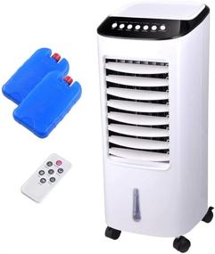 img 4 attached to 🌬️ Yescom 65W Evaporative Air Cooler: Ultimate Energy Saving Fan Humidifier with Remote Control & Ice Boxes for Indoor Home Office Dorms