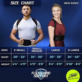 img 3 attached to 🤸 Large FlexGuard Posture Corrector: Back Brace, Shoulder & Neck Support for Women & Men