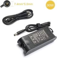 🔌 high-quality 90w 19.5v 4.62a ac adapter charger replacement for dell inspiron n4010 n4110 17r n7010 n7110 n5010 n5011 n5030 n5040; p/n: pa-10 pa-3e pa10 with 7.4x5.0mm connector - power supply cord plug included logo