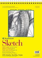 📔 strathmore 300 series sketch pad - 11x14, wire bound - high-quality 100 sheet sketchbook logo