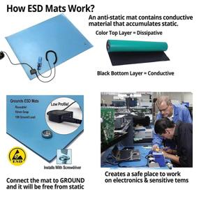 img 2 attached to RubberStat Compliant Workstation Rubber Soldering Occupational Health & Safety Products