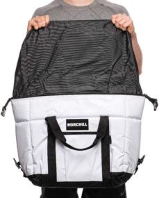 img 1 attached to 🛥️ White NorChill 48 Can Insulated Marine Soft Sided Cooler Bag for Boats