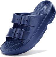 👞 stq supportive double buckle men's sandals логотип