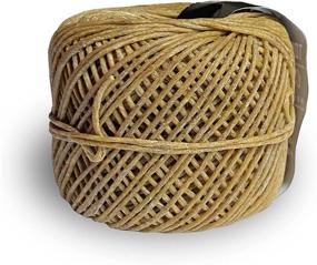 img 2 attached to 🐝 Toke Bomb: 100% Organic Hemp Wick with Natural Beeswax Coating - 200ft Roll, Lighter Spool (1mm Thickness)