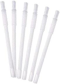 img 2 attached to 🥤 Tervis Set: 6 Pack of 11 Inch Clear Straws in One Size