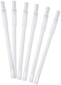 img 1 attached to 🥤 Tervis Set: 6 Pack of 11 Inch Clear Straws in One Size