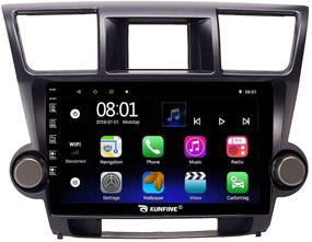img 4 attached to 🚗 Enhanced Android 10 Autoradio Car Navigation Stereo with GPS Radio for Toyota Highlander 2008-2013 2.5D IPS Touch Screen Technology