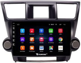 img 1 attached to 🚗 Enhanced Android 10 Autoradio Car Navigation Stereo with GPS Radio for Toyota Highlander 2008-2013 2.5D IPS Touch Screen Technology