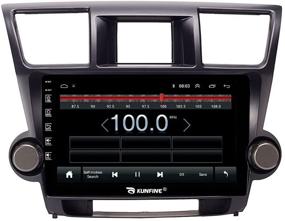 img 2 attached to 🚗 Enhanced Android 10 Autoradio Car Navigation Stereo with GPS Radio for Toyota Highlander 2008-2013 2.5D IPS Touch Screen Technology