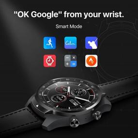 img 2 attached to 🕶️ ТicWatch Pro Bluetooth умные часы: Слойный дисплей, NFC оплата, Google Assistant, Wear OS от Google (ранее Android Wear) – Совместим с iPhone и Android (черные)