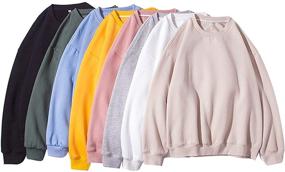 img 1 attached to 👕 Striped Lightweight Crewneck Pullover Sweatshirt - Men's Tops, Clothing, and Shirts