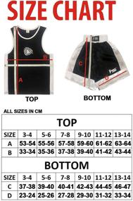 img 2 attached to 🥊 Prime Leather Ultimate Kid Boxing Uniform Set: Vest & Shorts for Grappling, Punching, and Kickboxing - Lightweight Costume for Boys and Girls