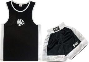 img 3 attached to 🥊 Prime Leather Ultimate Kid Boxing Uniform Set: Vest & Shorts for Grappling, Punching, and Kickboxing - Lightweight Costume for Boys and Girls