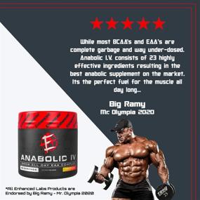 img 2 attached to 🏋️ Enhanced Labs - Анаболический IV Grow All Day EAA & BCAA комплекс - Порошок с аминокислотным добавкой - для мужчин и женщин - Улучшенное набор мышц и более быстрое время восстановления - Вкус тропиков (60 порций)