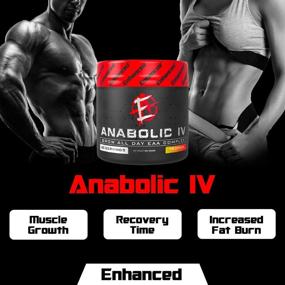 img 3 attached to 🏋️ Enhanced Labs - Анаболический IV Grow All Day EAA & BCAA комплекс - Порошок с аминокислотным добавкой - для мужчин и женщин - Улучшенное набор мышц и более быстрое время восстановления - Вкус тропиков (60 порций)