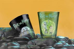 img 1 attached to Standard 2-Pack of Rick and Morty Shot Glasses