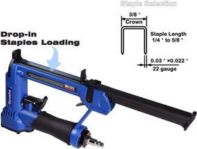 img 1 attached to 🔧 Pneumatic Upholstery Staple Stapler Staples: Reliable and Convenient Stapling Solution for Upholstery Projects