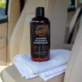 img 3 attached to 🧴 Acosta's Premium Leather Cleaner and Conditioner | Use on Car Interior, Shoes, Bags, Furniture | Quick, Easy & Effective | Restore Leather's Shine | Non-Toxic (16 oz) | Made In USA