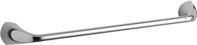 img 1 attached to Kohler Alteo Polished Chrome 18-Inch Towel Bar, Metal Bathroom Accessory