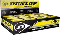 🎾 dunlop sports pro xx squash ball - dozen pack: enjoy enhanced performance on the court! логотип