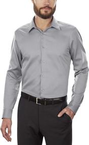 img 3 attached to Calvin Klein Solid Collar Sleeve Men's Clothing and Shirts