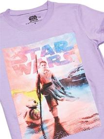 img 3 attached to Classic STAR WARS Character Graphic Apparel for Girls